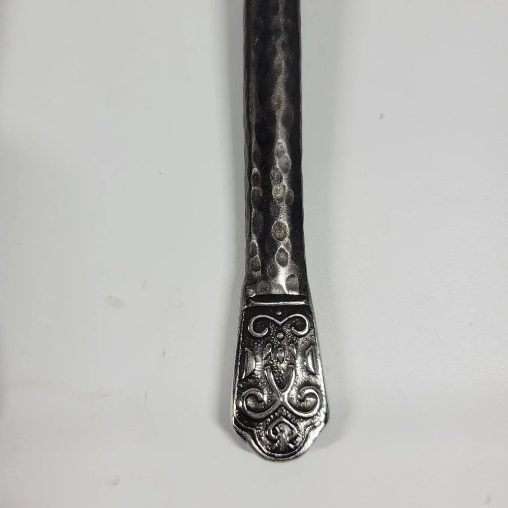 Gourmet‎ Settings AVALON Barcelona Hammered Oval Soup Spoons 8